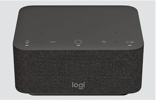 Logitech Logi Dock speakerphone.